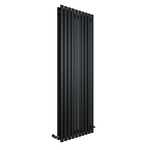 H1800mm x W590mm Oval Panel Anthracite Vertical Designer Radiator